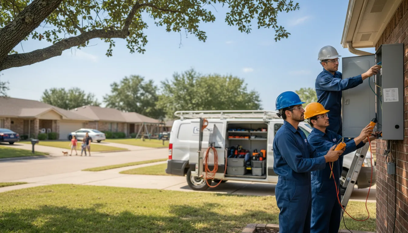 Certified electrician providing emergency electrical services in Scarbro, WV